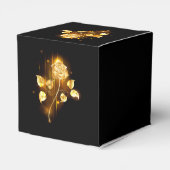 Gouden roos ( goud roos ) bedankdoosjes (Achterkant)