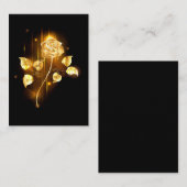 Gouden roos ( goud roos ) contactkaartje (Voorkant / Achterkant)