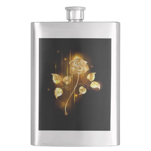 Gouden roos ( goud roos ) flacon (Voorkant)
