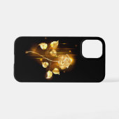 Gouden roos ( goud roos ) iPhone hoesje (Achterkant horizontaal)