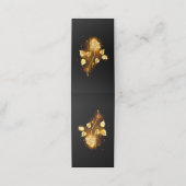 Gouden roos ( goud roos ) klantenkaartje (Buitenkant ongevouwen)