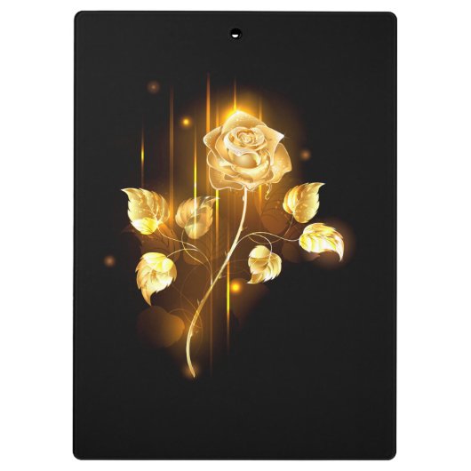 Gouden roos ( goud roos ) klembord (Achterkant)