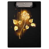 Gouden roos ( goud roos ) klembord (Voorkant)