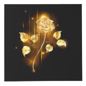 Gouden roos ( goud roos ) kubus (Voorkant)