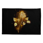 Gouden roos ( goud roos ) kussensloop (Achterkant-Links)