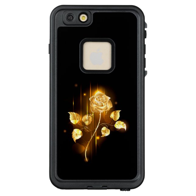 Gouden roos ( goud roos ) LifeProof iPhone hoesje (Achterkant)