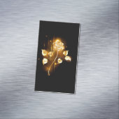 Gouden roos ( goud roos ) magnetisch visitekaartje (Voorbeeld)