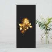 Gouden roos ( goud roos ) menu (Staand voorkant)