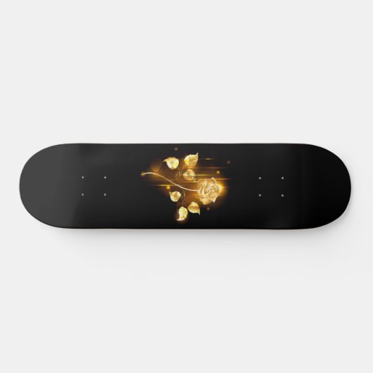 Gouden roos ( goud roos ) persoonlijk skateboard (Horizontaal)