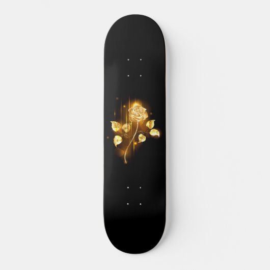 Gouden roos ( goud roos ) persoonlijk skateboard (Voorkant)
