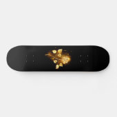 Gouden roos ( goud roos ) persoonlijk skateboard (Horizontaal)