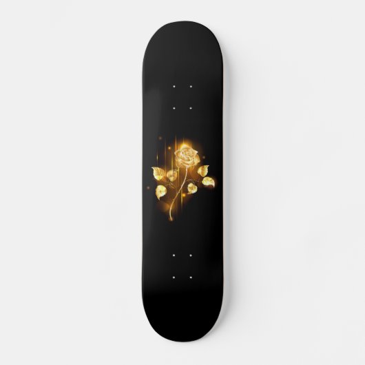Gouden roos ( goud roos ) persoonlijk skateboard (Voorkant)