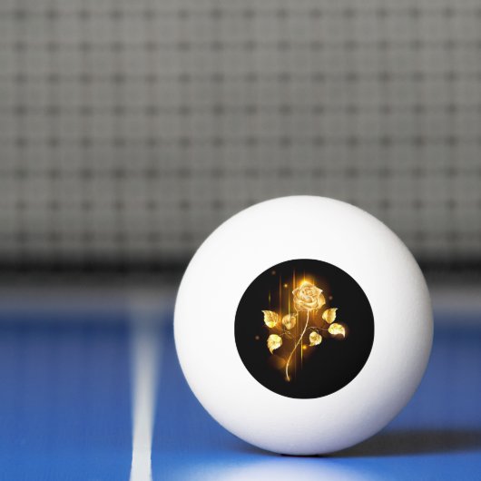 Gouden roos ( goud roos ) pingpongbal (Net)