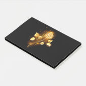 Gouden roos ( goud roos ) post-it® notes (Schuin)