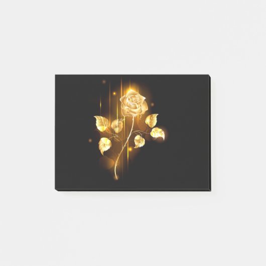 Gouden roos ( goud roos ) post-it® notes (Voorkant)