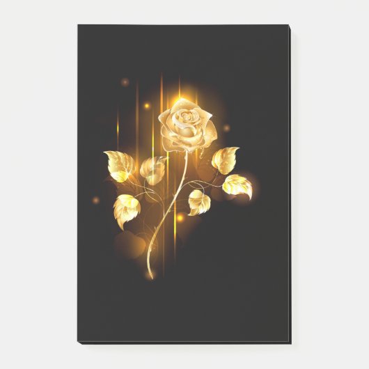 Gouden roos ( goud roos ) post-it® notes (Voorkant)