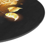 Gouden roos ( goud roos ) snijplank (Hoek)