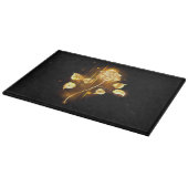 Gouden roos ( goud roos ) snijplank (Hoek)