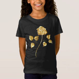 Gouden roos ( goud roos ) t-shirt