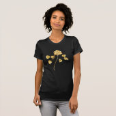 Gouden roos ( goud roos ) t-shirt (Voorkant volledig)