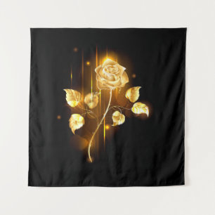 Gouden roos ( goud roos ) wandkleed