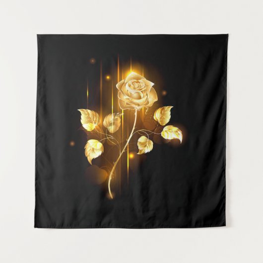 Gouden roos ( goud roos ) wandkleed (Voorkant)