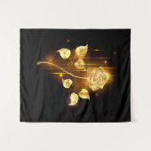 Gouden roos ( goud roos ) wandkleed (Voorkant (horizontaal))