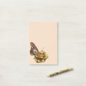 Gouden Roos Hond Vlinder Vleugels  Post-it® Notes (Op bureau)