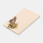 Gouden Roos Hond Vlinder Vleugels  Post-it® Notes (Schuin)