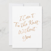 Gouden Roos "Ik kan de knoop niet zonder jou legge Kaart (Voorkant)