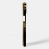 Gouden Roos Kunstwerk met Elegant Framing Case-Mate iPhone Case (Achterkant / Rechts)