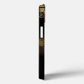 Gouden Roos met elegante  details Case-Mate iPhone Case (Achterkant / Rechts)