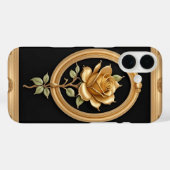 Gouden Roos Met Elegante Sierdetails Case-Mate iPhone Case (Achterkant (horizontaal))