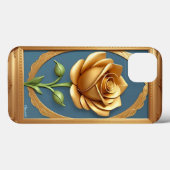 Gouden Roos Met Elegante Sierdetails Case-Mate iPhone Case (Achterkant (horizontaal))
