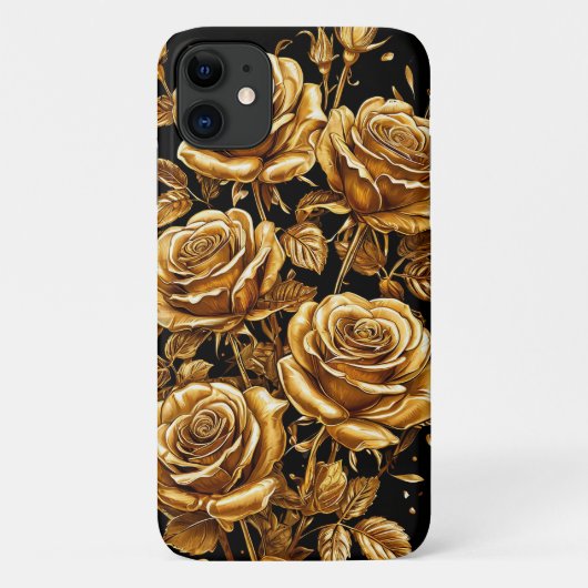 ✨ Gouden Roos Stralende Boeket 💛 Luxe Case-Mate iPhone Case (Achterkant)