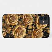 ✨ Gouden Roos Stralende Boeket 💛 Luxe Case-Mate iPhone Case (Achterkant (horizontaal))