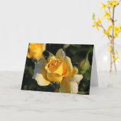 Gouden Rooskaart Kaart (Gele Bloem)