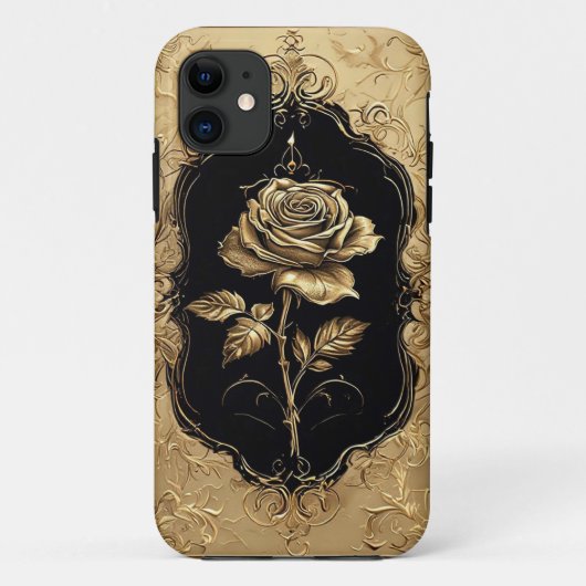 Gouden Rose Versiering Met Tientallen Details Case-Mate iPhone Case (Achterkant)