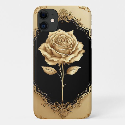 Gouden Rose Versiering Met Tientallen Details Case-Mate iPhone Case (Achterkant)