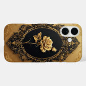 Gouden Rose Versiering Met Tientallen Details Case-Mate iPhone Case (Achterkant (horizontaal))