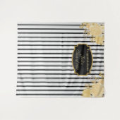 Gouden Roze Afstudeerfoto Achtergrond Tapijt Wandkleed (Voorkant (horizontaal))