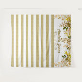 Gouden Roze Afstudeertapijt Wandkleed (Voorkant (horizontaal))