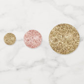 Gouden Roze Confetti Glitter (Voorkanten)