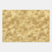 Gouden Roze Confetti Glitter Inpakpapier Vel (Voorkant 2)