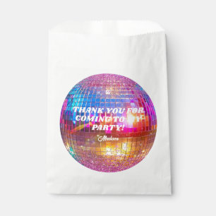 Gouden Roze Disco Bal Verjaardagsfeest Bedankt Bedankzakje
