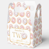 Gouden Roze Donut Verjaardag Favoriet Boxen Bedankdoosjes (Open)