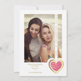 Gouden Roze Hart Vriendin Gelukkig Galentijnsdag