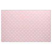 gouden roze hondje stof (Fat Quarter)