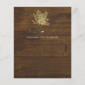 Gouden roze metalen trouwuitnodigingen (Achterkant)