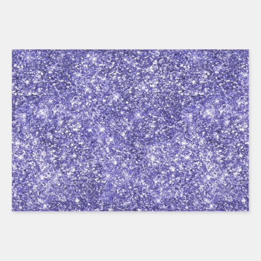 Gouden Roze Paarse Limoen Eenhoorn Glitter Verjaar Inpakpapier Vel (Voorkant 3)